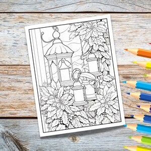 Christmas Coloring Pages, Christmas Coloring Pages Printable, Christmas Coloring Pages for kids, Adult Printable Coloring Sheet