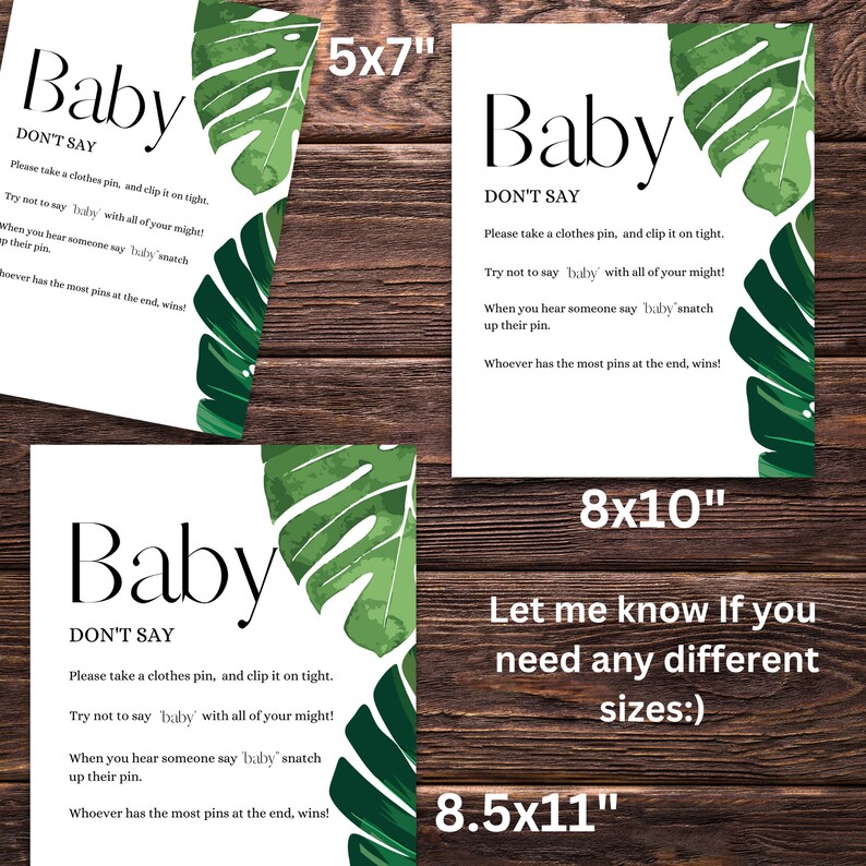 Baby Shower Games A Message From The Bump Baby Shower Game