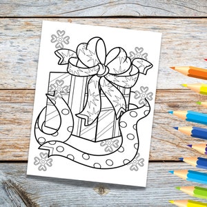 Christmas Coloring Pages, Christmas Coloring Pages Printable, Christmas Coloring Pages for kids, Adult printable Coloring Sheet