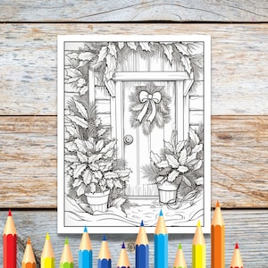 Kerst Kleurplaten, Kleurplaten voor Kinderen, Kerst Kleurplaten, Vakantie Kleurplaten, Santa's Slee, Preschool kleurplaat