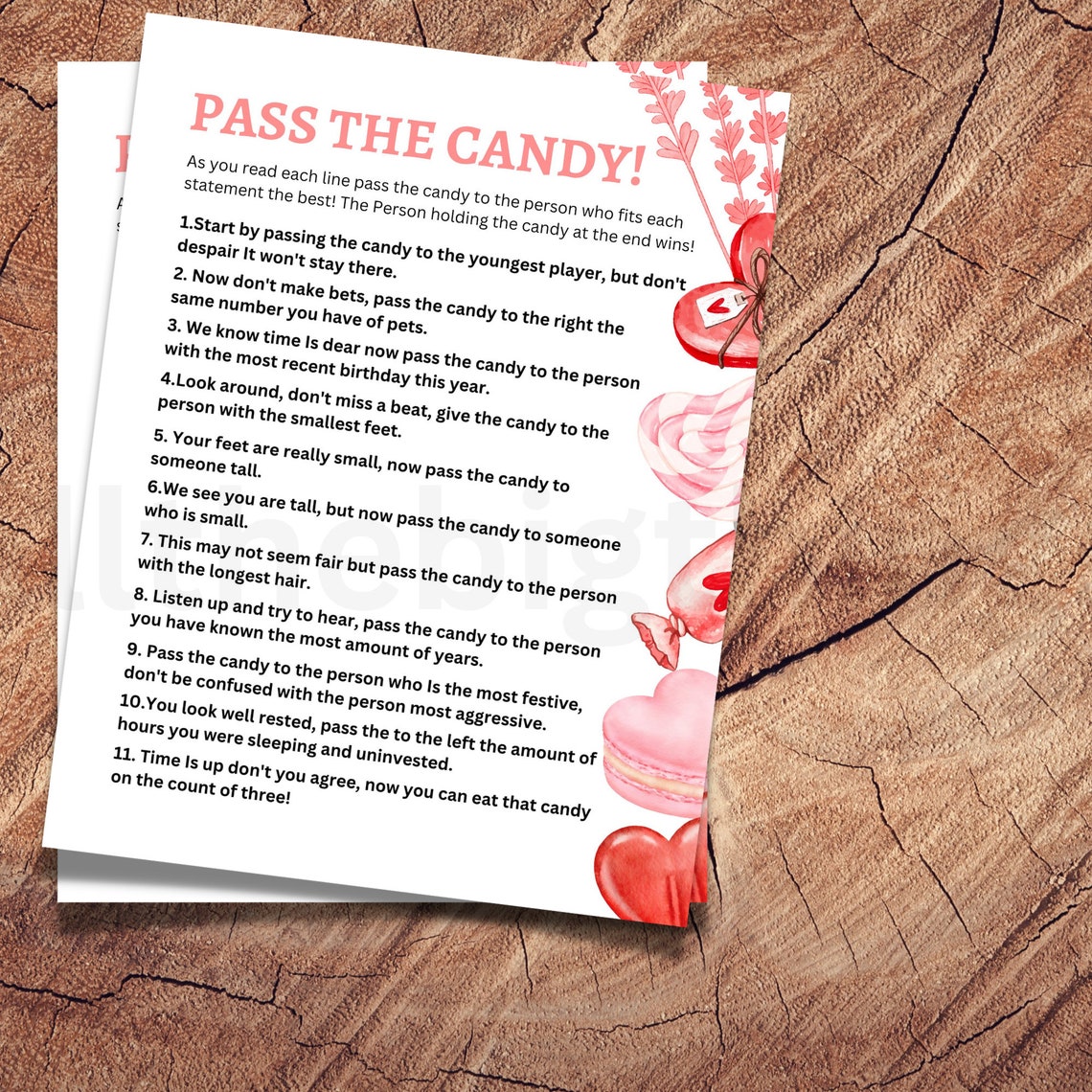 Valentine's Day Pass the Candy | Valentine's Party Games | Valentines ...
