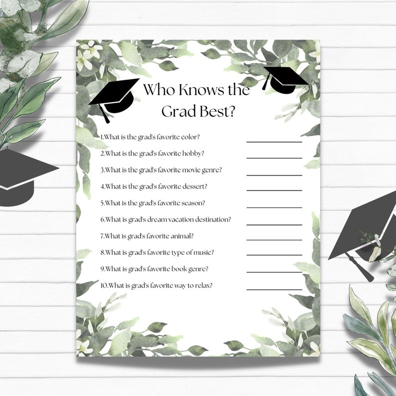 Graduation Games Bundle, Graduation Games Printable, Graduation Party ...