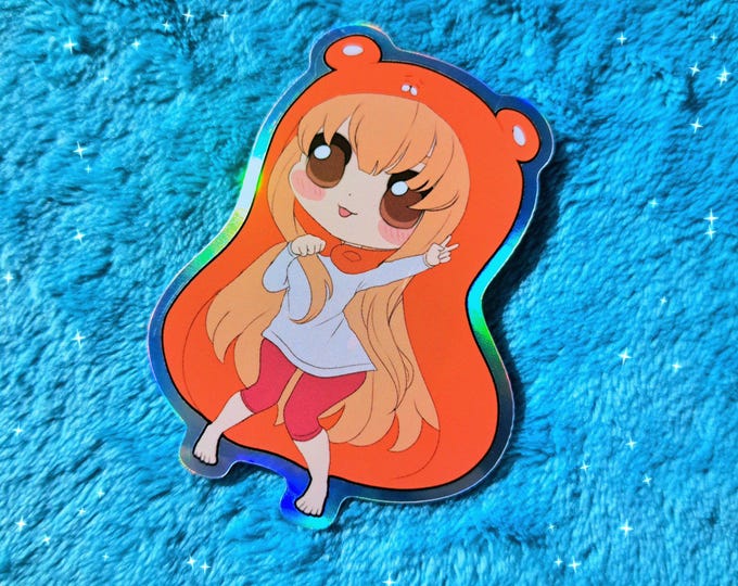Himouto Umaru Chan Holographic Sticker - Etsy