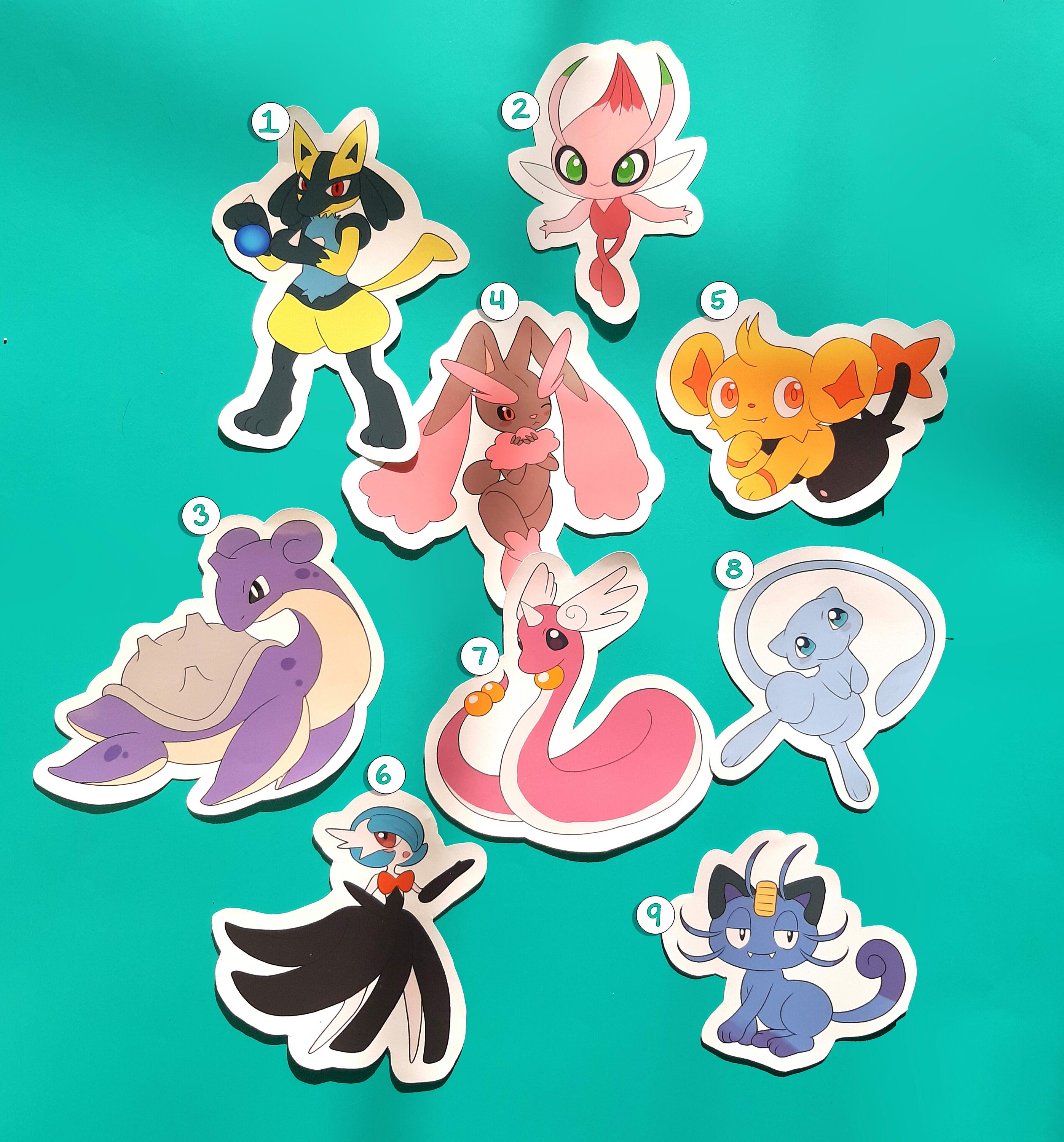 Uncategorized Shiny Pokemon Stickers