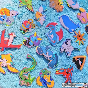 Pokemon Gen 3 Holographic Stickers