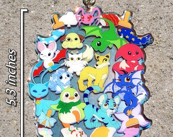 Neopets Jumbo Acrylic Keychain