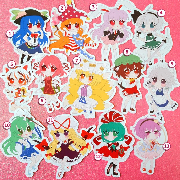 Touhou Project Stickers - Set 2