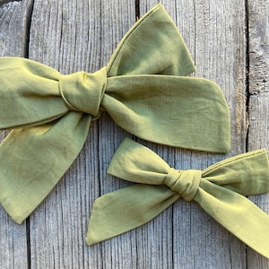 Organic Cotton Handmade Bows