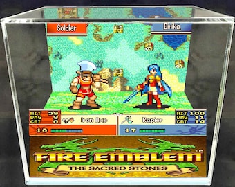 Fire Emblem - 3D videogame - Gift for Gamer - Shadow Box - Miniature - Shadowbox