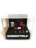 Undertale Napstablook Cube Diorama - 3D Videogame - Gift for Gamer - Shadow Box - Miniature