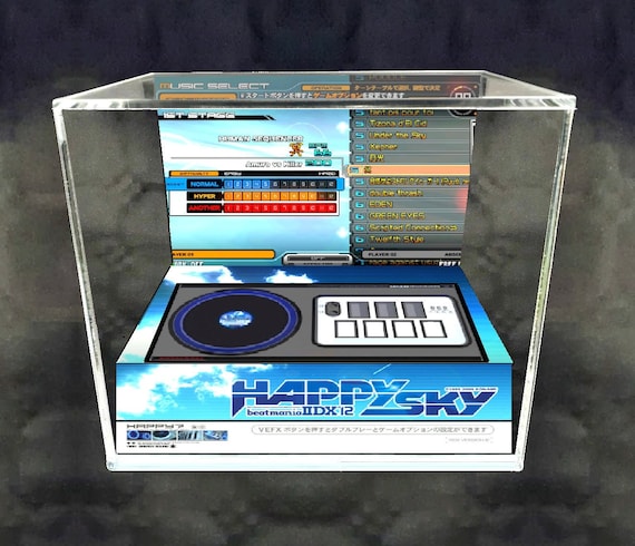 Beatmania IIDX Cube Diorama - 3D Videogame - Gift for Gamer