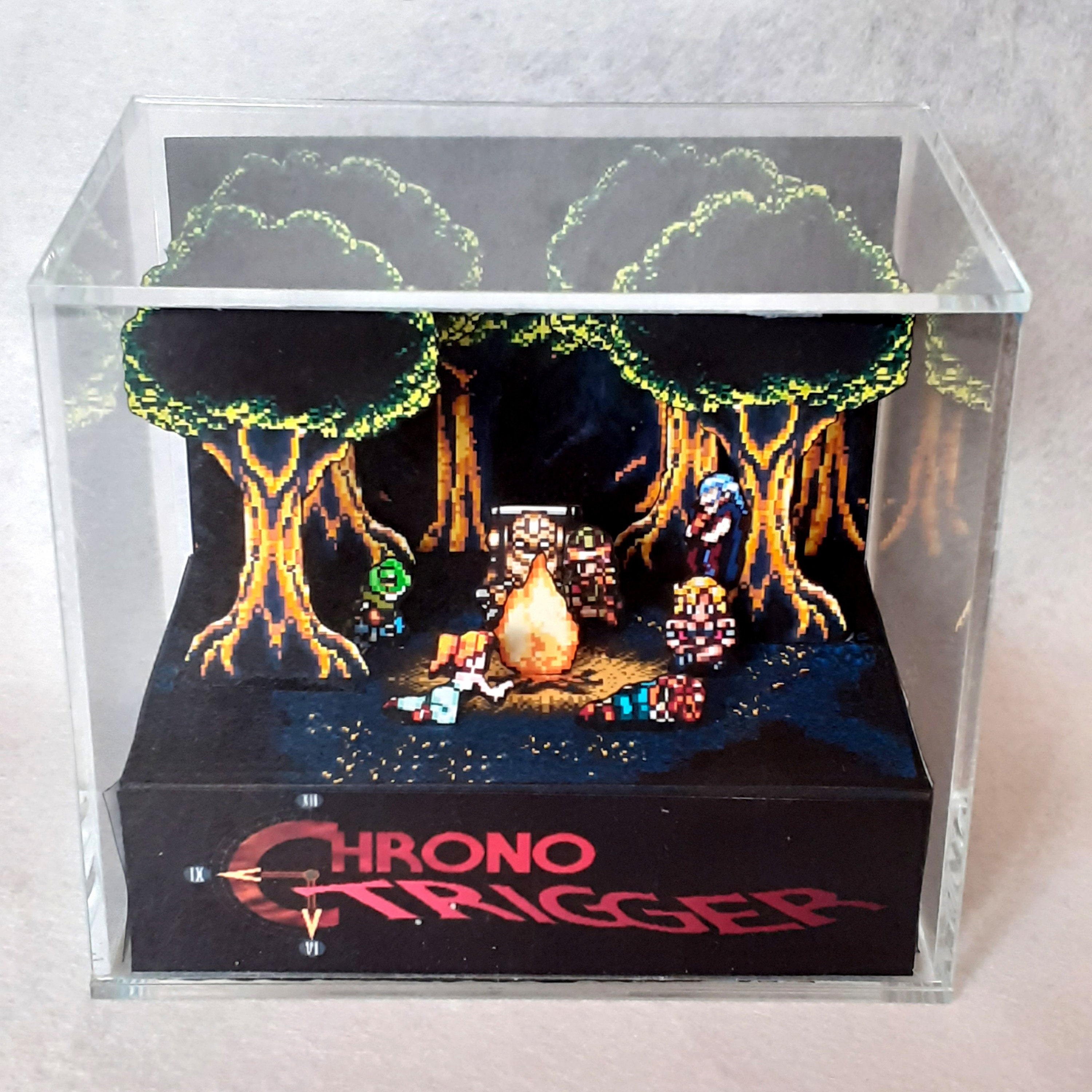 Zelda Ocarina of Time Cube Diorama 3D Videogame Gift for 