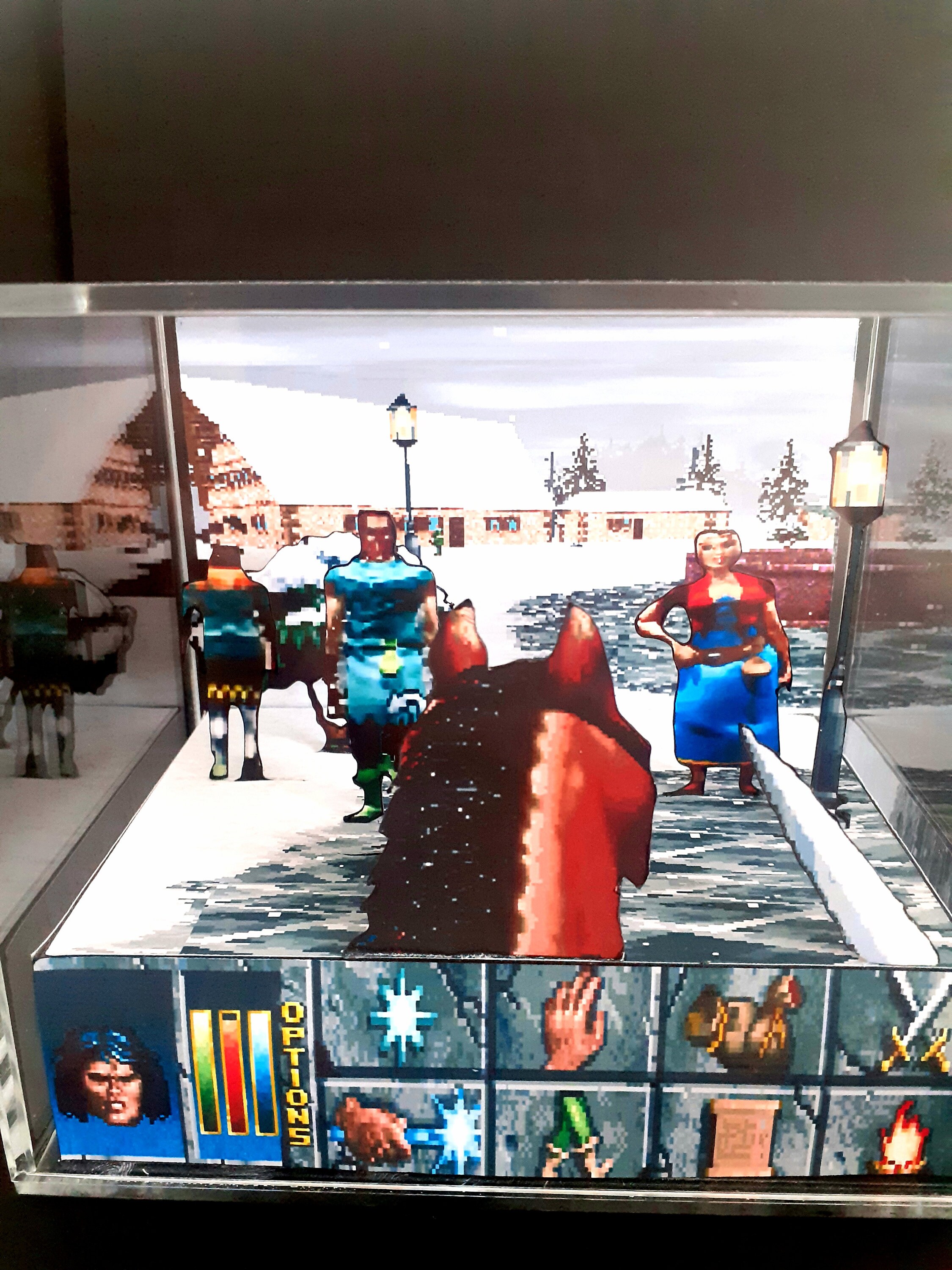 Daggerfall Cube Diorama 3D Videogame Retrogame Gift for | Etsy