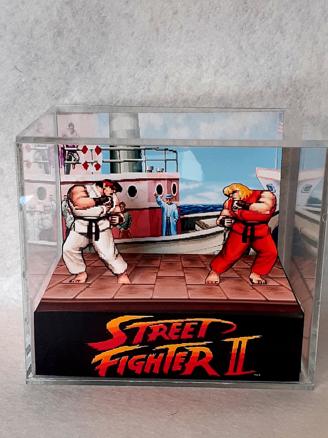 3D Retro Games Diorama Frame: Blanka's Stage - Street Fighter 2 - 20x2 –  Tamtamtoys