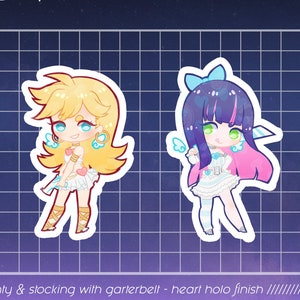 Panty/Stocking Holo Stickers (2&quot;)