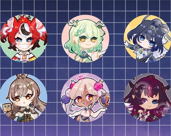 Hololive EN CouncilRyS Buttons (1.5")