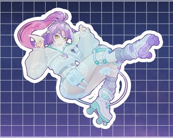 Tokoyami Towa Holographic Sticker