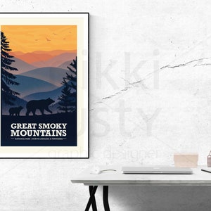 Great Smoky Mountains National Park Premium Matte Poster - Etsy