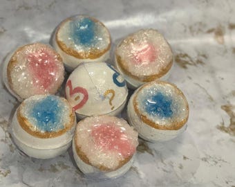 Gender Reveal Badebombe: Geode Baby Shower Favors