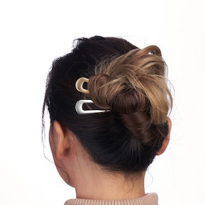 Hair Pin Clip, Hair fork 2pc set, Hair clip metal