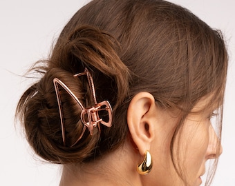 Large Metal Claw Thick Hair Clip Jaw Clip Barrette Elegant Hair Clip Hair Accessories Luxury Hair Claw for Thick Hair Minimalist Hair Claw