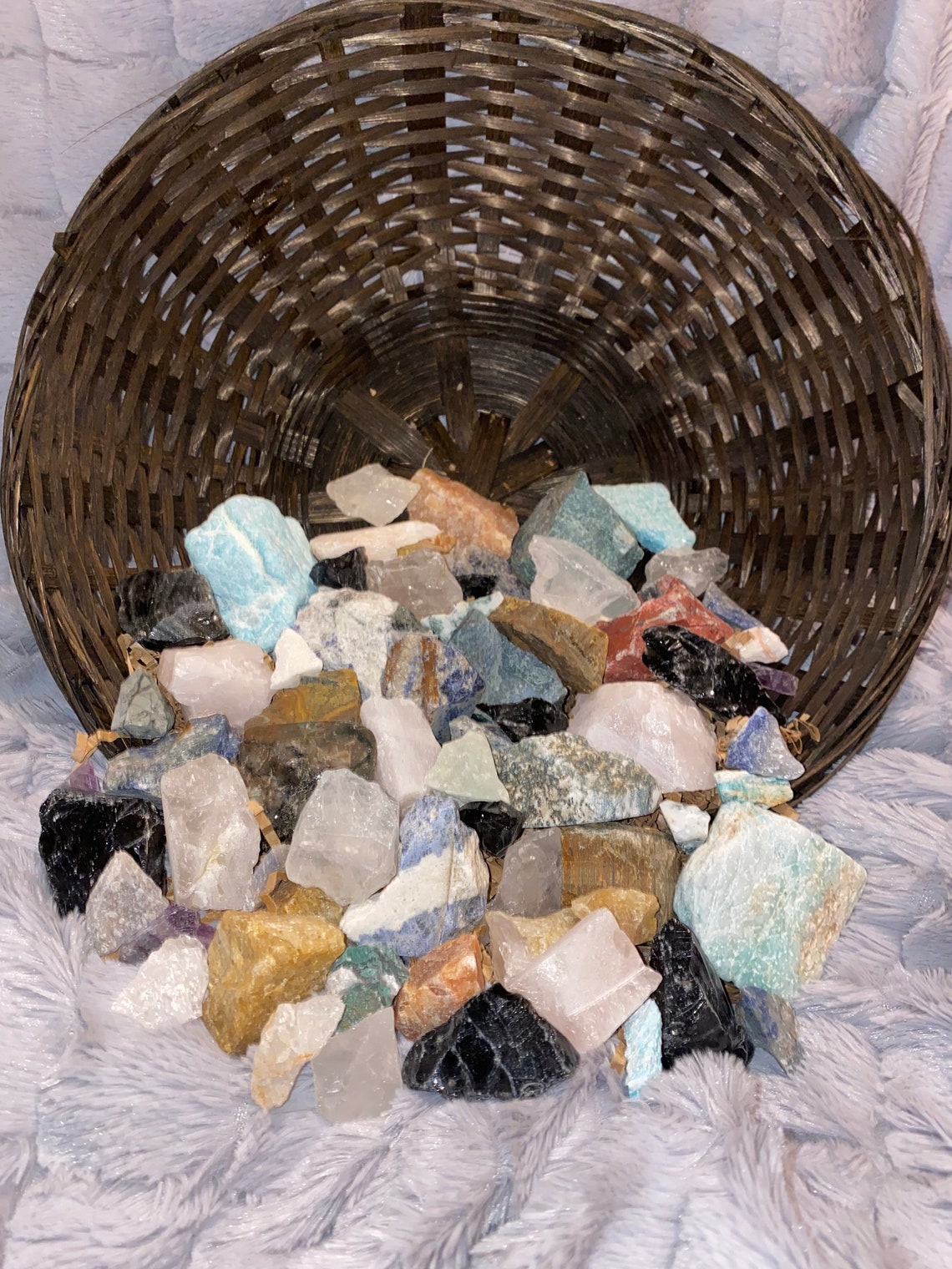 Rough Crystal Gemstones Bulk 20 Pieces Etsy