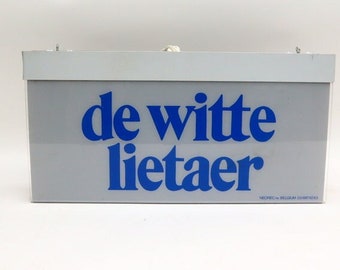 Sammlerstück "De Witte Lietaer" Leuchtkasten"