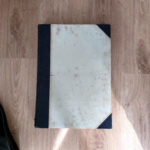 Album de collection de cartes anciennes grand format avec 50 feuilles intercalaires.