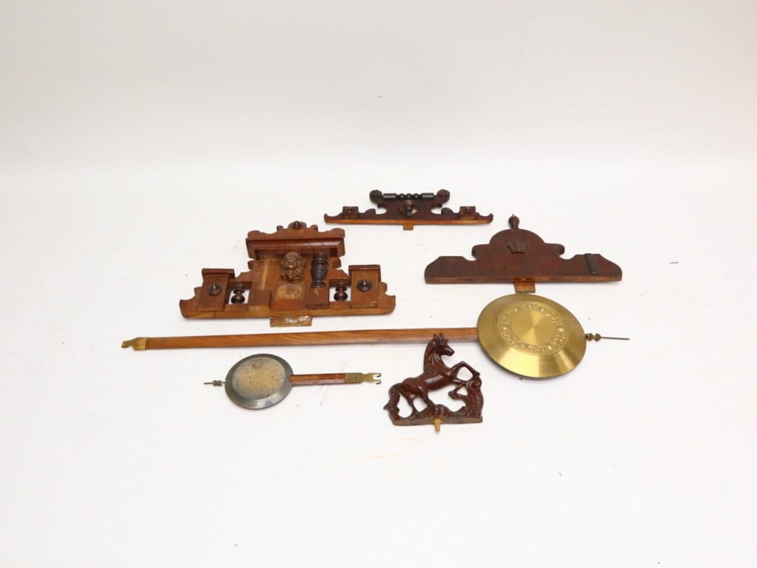 Hermle Pendulum Clock 10x Suspension Wall Clock Springs - Pendulum Rods For English, French, German Clocks German Pendulum Clock - Foto 8