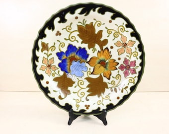 Handmade ceramic plate, Gobelin Gouda