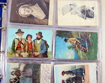 A6 European Print Collection 4 x European Cities Print Selection of European Towns Art Work