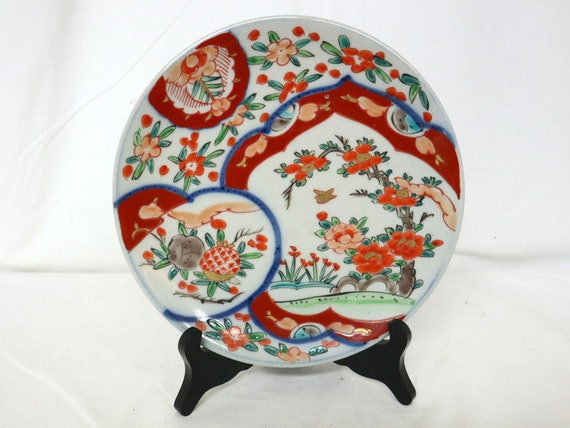 Antique Chinese Porcelain Decorative Plate With Floral Motifs. Etsy Canada