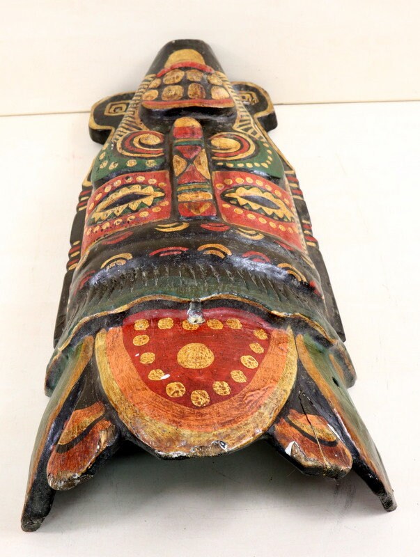 木彫りマスク(お面) ジョグジャカルタ ジャワ島 インドネシア