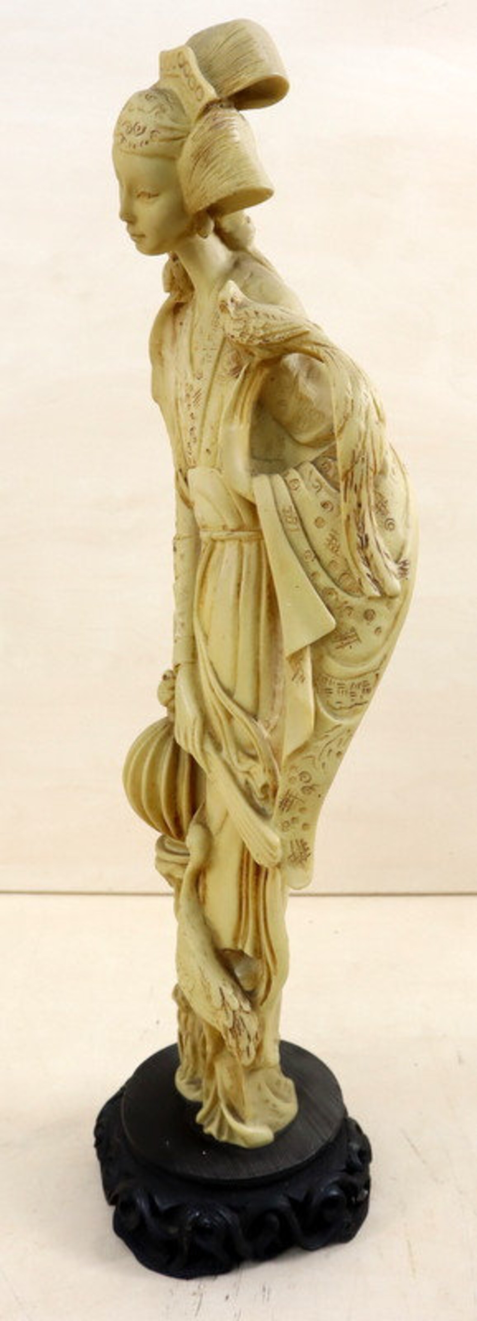 Resin Sculpture Chinese Lady Etsy