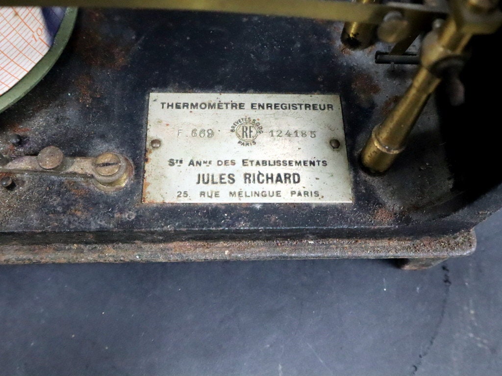 Thermomètre Enregistreur Jules RICHARD