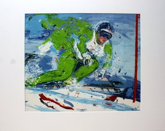 Print, J. van Diemen, "The Skier"