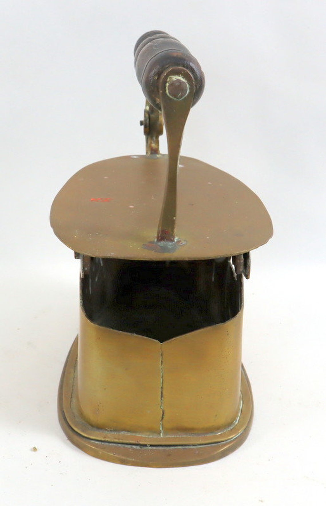 Antique Brass Charcoal Iron Circa 1920. Etsy