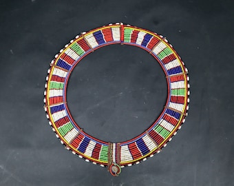 African Massai Beaded Collar