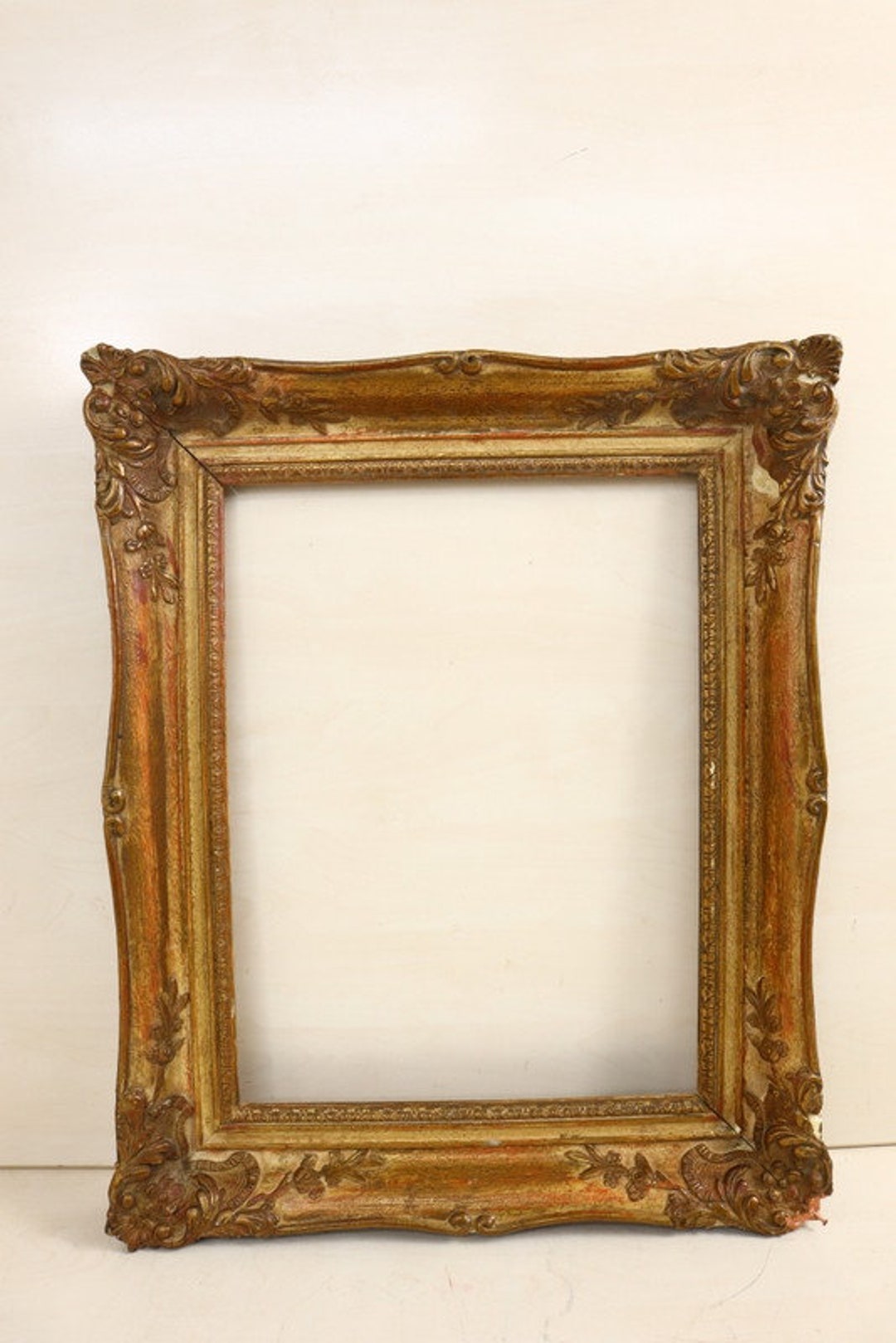 Antique Wooden Picture Frame Etsy