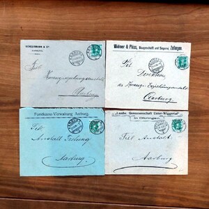 Antique handwritten envelopes (4)