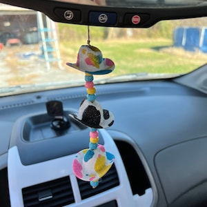 Mini Cowboy Hat Car Charms