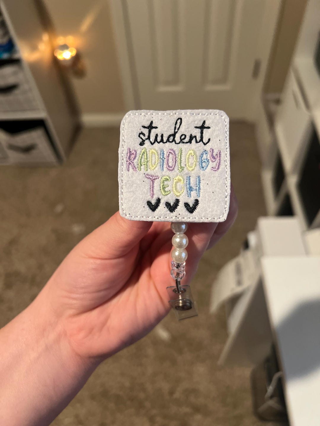 Student Radiology Tech - Badge Reel or Topper–retractable ID Holder ...