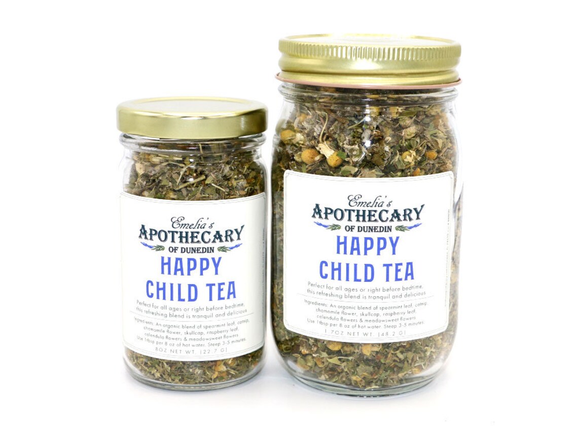 Happy Child Herbal Tea Blend Calming Herbal Tea Blend Etsy