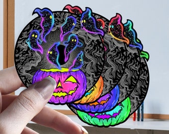 Pumpkin Soul Spawn Sticker – Funny Halloween Decal