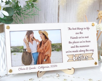 Personalisierter Birken-Fotorahmen: Individuelles Geschenk