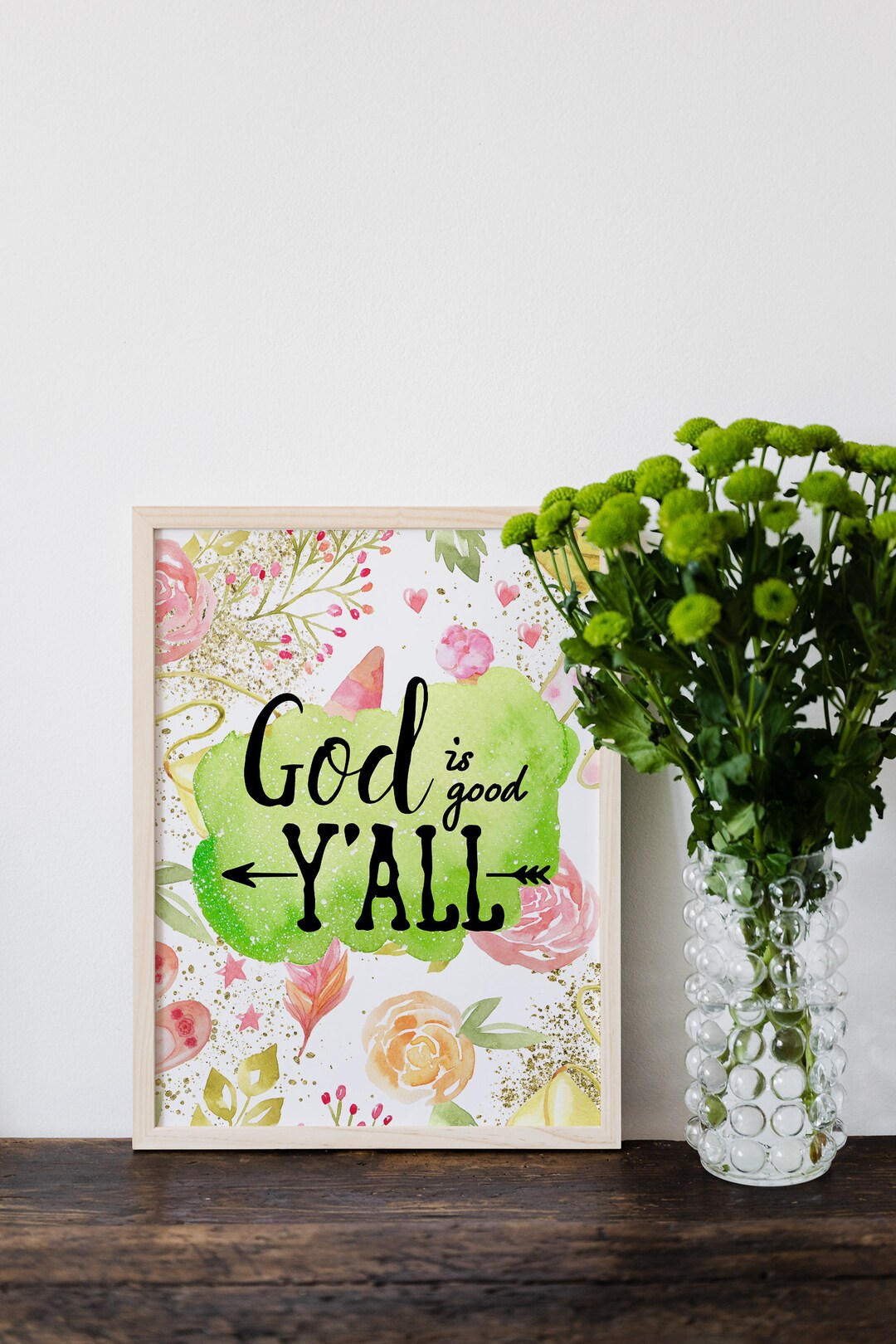 God is Good Y'all - Bible Verse Printable - Church Sign - Christian ...