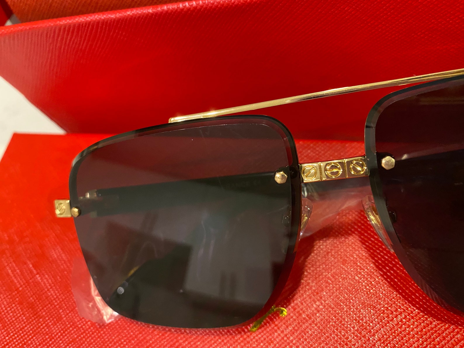 Cartier black sunglasses | Etsy