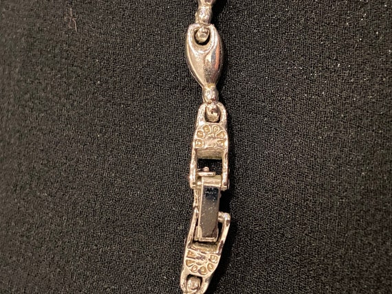 Vintage BOGOFF Signed Rhinestone Necklace - image 5