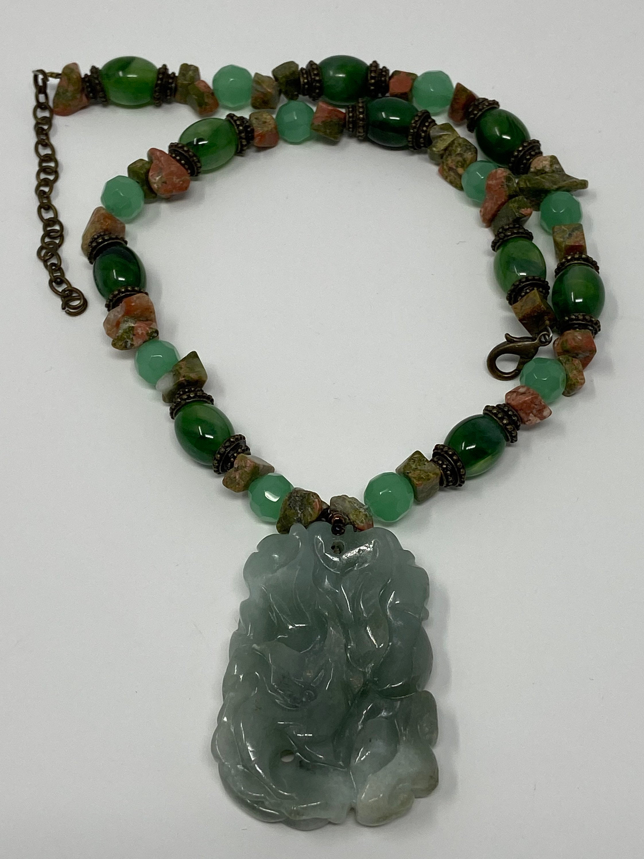 Jade Necklace Etsy