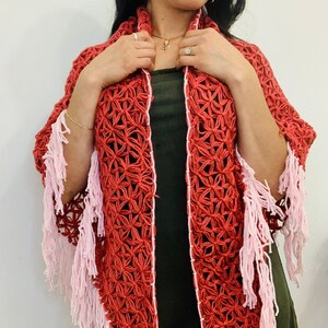 Bohemian Shawl, Bridal Shoulder Cover-up, wrap, bridesmaid gift, Triangular Scarf